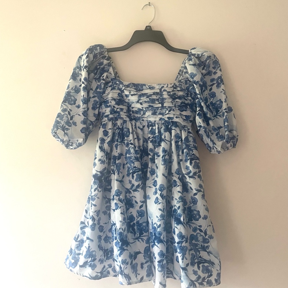 Abercombie Emerson Poplin Mini Dress XS Petite
